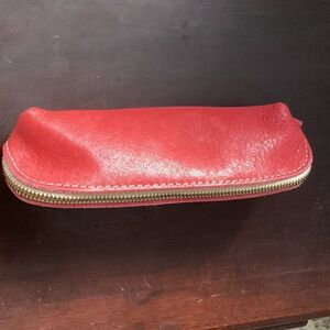 Portland Leather Sidekick Sugar pouch, beautiful spring color.